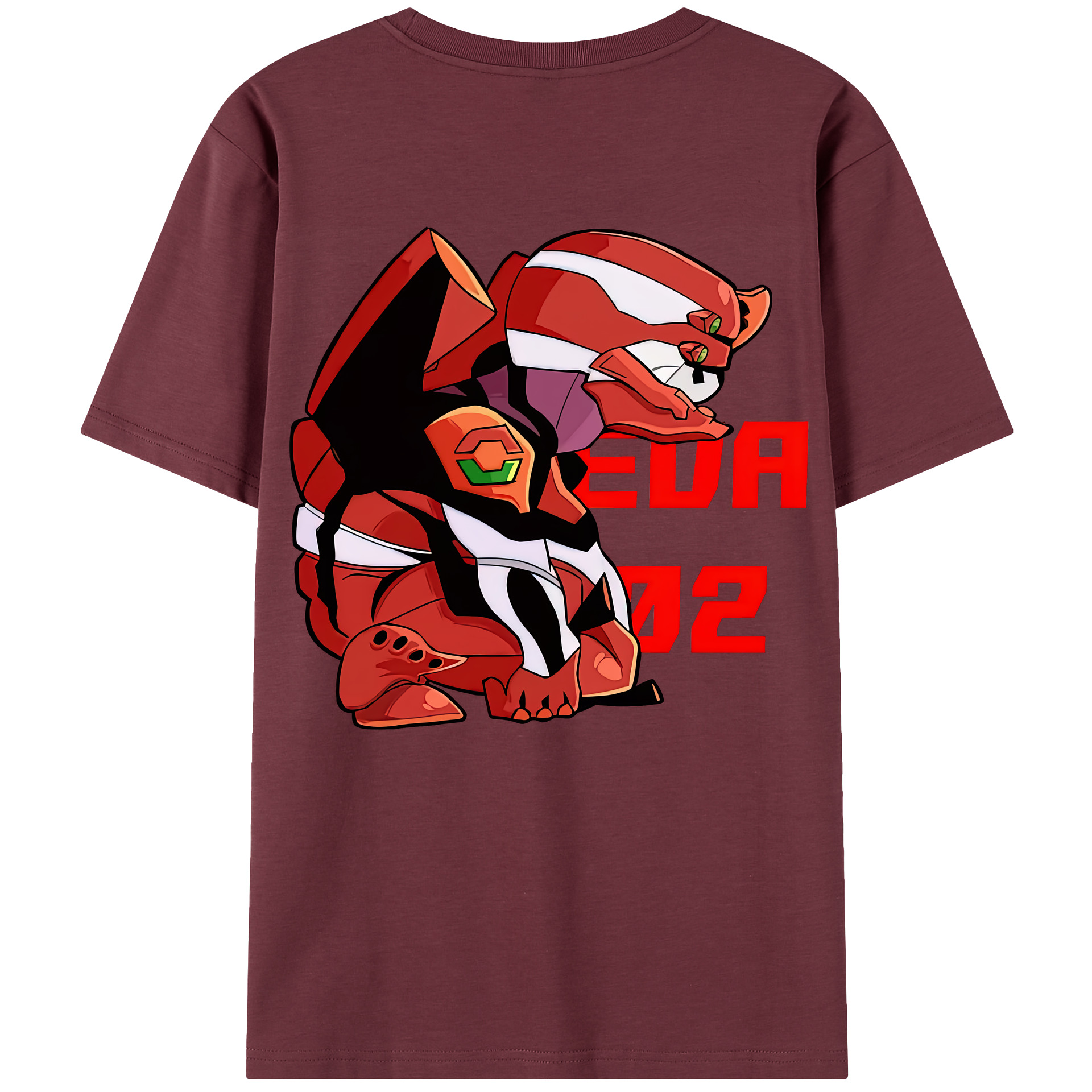 （画像用） EVA 新世紀エヴァンゲリオン 綿100％半袖Tシャツ（背面プリント）